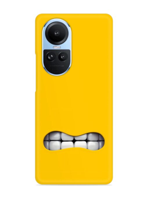 Mouth Character On Snap Case for Oppo Reno 10 (5G)