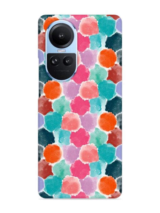 Colorful Seamless Pattern Snap Case for Oppo Reno 10 (5G) Zapvi