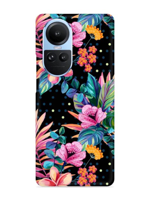 Seamless Floral Pattern Snap Case for Oppo Reno 10 (5G) Zapvi