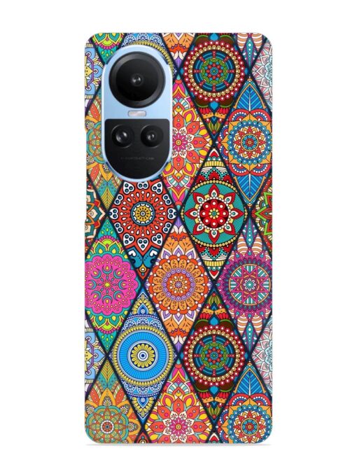 Seamless Tile Pattern Snap Case for Oppo Reno 10 (5G) Zapvi