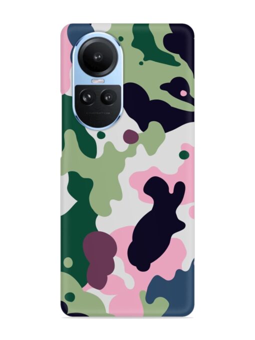 Seamless Funky Camouflage Snap Case for Oppo Reno 10 (5G) Zapvi