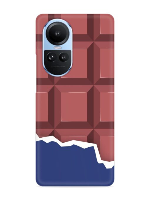 Chocolate Vector Art Snap Case for Oppo Reno 10 (5G) Zapvi