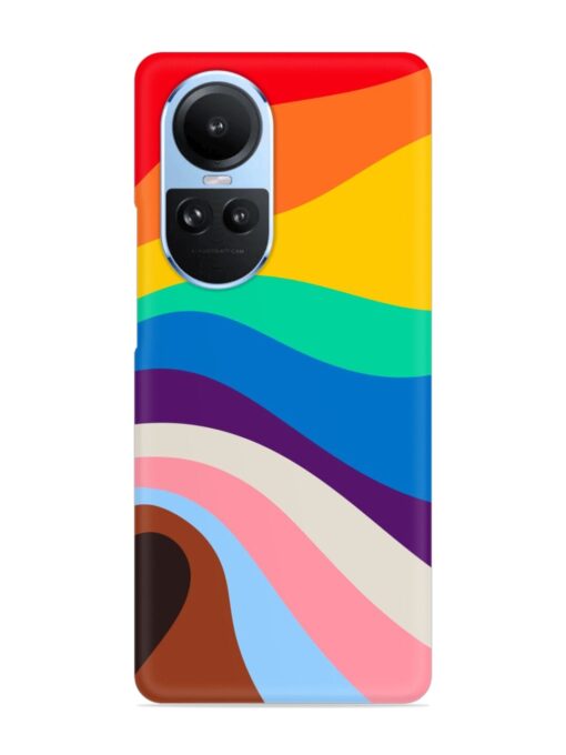 Minimal Pride Art Snap Case for Oppo Reno 10 (5G)