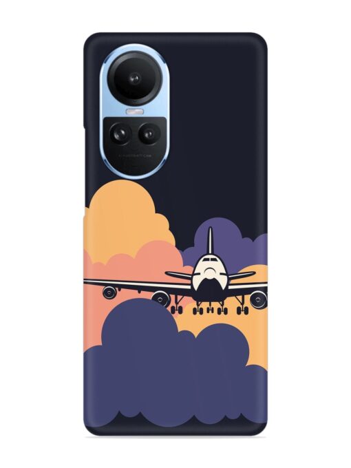 Aeroplane vector Snap Case for Oppo Reno 10 (5G) Zapvi