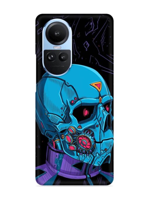 Skull Robo Vector Snap Case for Oppo Reno 10 (5G) Zapvi