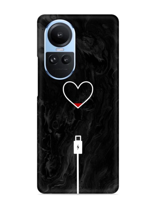 Heart Charging Vector Snap Case for Oppo Reno 10 (5G) Zapvi