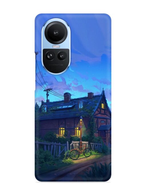 Beautiful Village House Snap Case for Oppo Reno 10 (5G) Zapvi