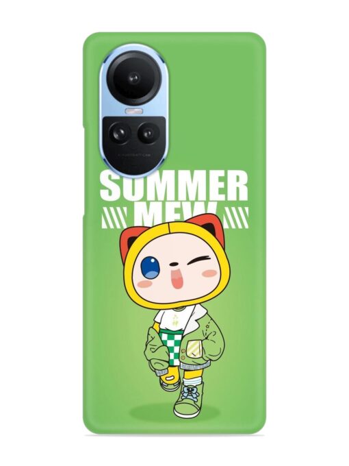 Summer Mew Snap Case for Oppo Reno 10 (5G) Zapvi