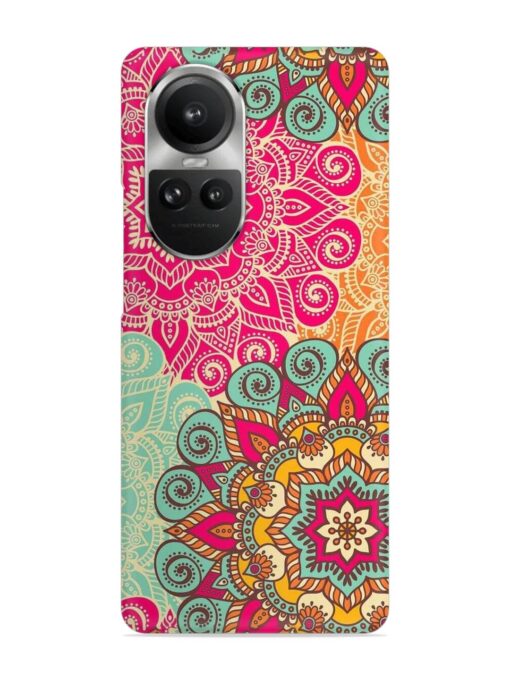 Mandala Seamless Snap Case for Oppo Reno 10 Pro (5G) Zapvi