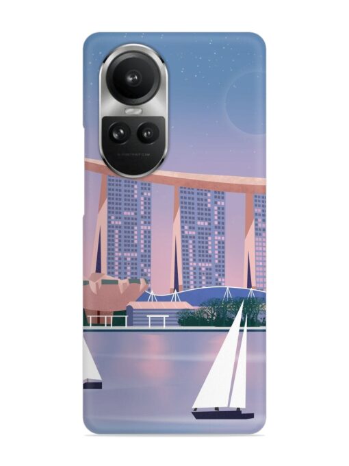 Singapore Scenery Architecture Snap Case for Oppo Reno 10 Pro (5G) Zapvi