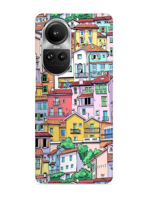 Europe Old Town Snap Case for Oppo Reno 10 Pro (5G)