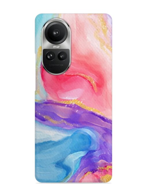 Watercolor Gradient Snap Case for Oppo Reno 10 Pro (5G) Zapvi