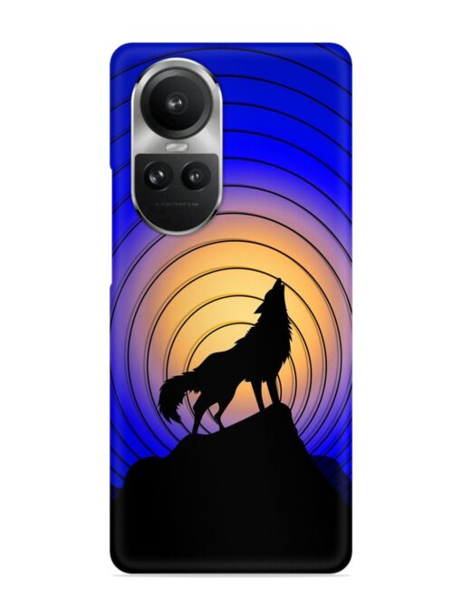 Fox Roaring Design Snap Case for Oppo Reno 10 Pro (5G)