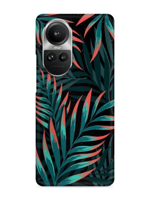 Green Leaf Art Snap Case for Oppo Reno 10 Pro (5G) Zapvi