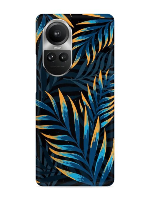 Abstract Leaf Art Snap Case for Oppo Reno 10 Pro (5G) Zapvi