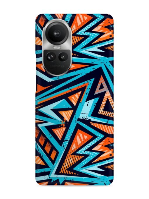 Abstract Seamless Grunge Snap Case for Oppo Reno 10 Pro (5G) Zapvi