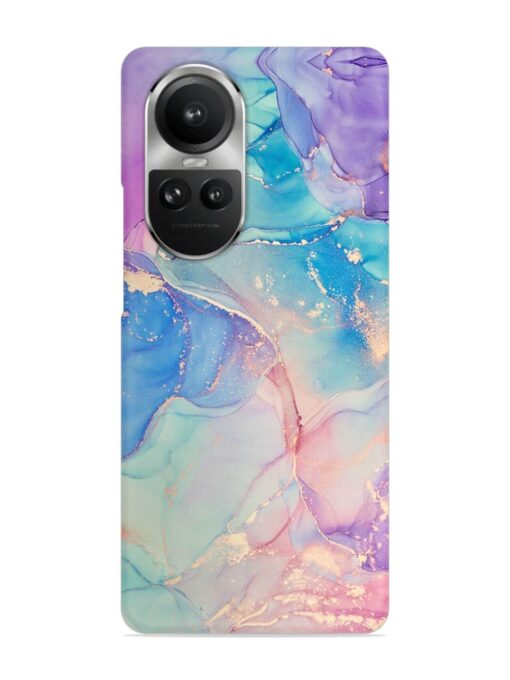 Alcohol Ink Colors Snap Case for Oppo Reno 10 Pro (5G) Zapvi