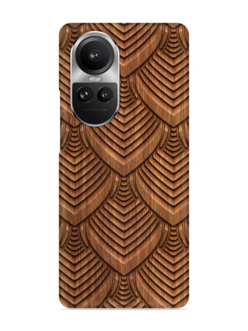 Carved Pattern On Snap Case for Oppo Reno 10 Pro (5G) Zapvi