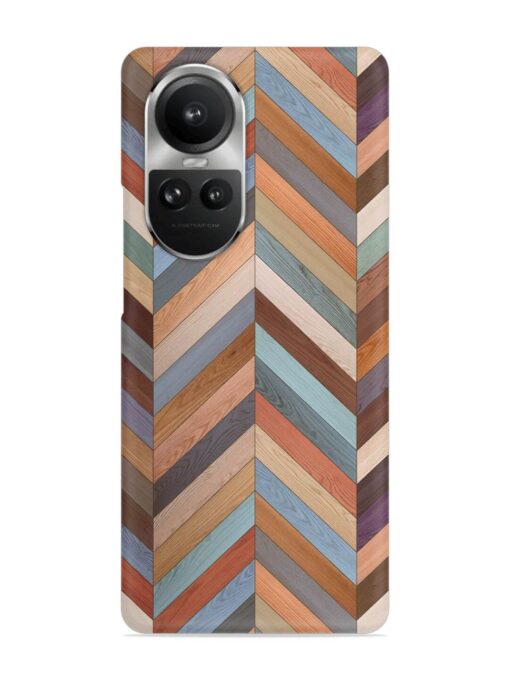 Seamless Wood Parquet Snap Case for Oppo Reno 10 Pro (5G) Zapvi