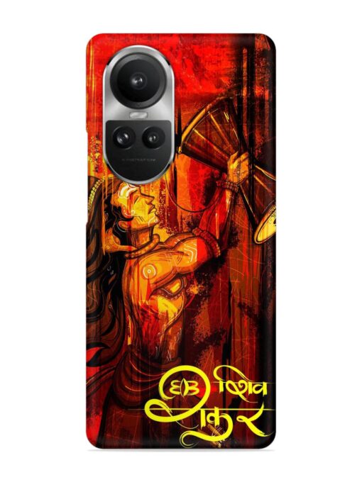 Illustration Lord Shiva Snap Case for Oppo Reno 10 Pro (5G) Zapvi