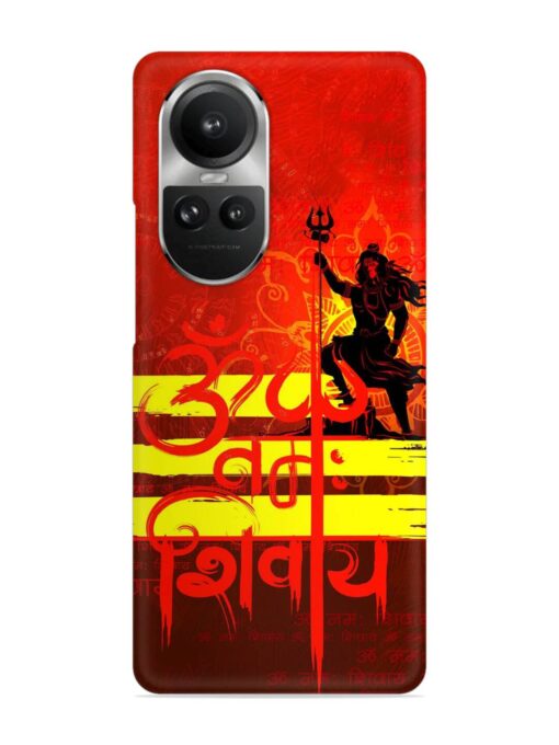 Illustration Lord Shiva Snap Case for Oppo Reno 10 Pro (5G)