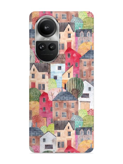 Abstract Seamless Pattern Snap Case for Oppo Reno 10 Pro (5G) Zapvi