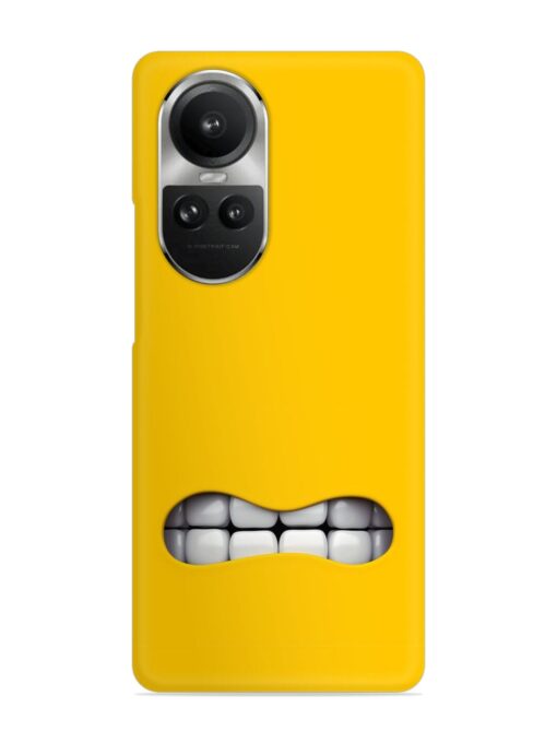 Mouth Character On Snap Case for Oppo Reno 10 Pro (5G) Zapvi