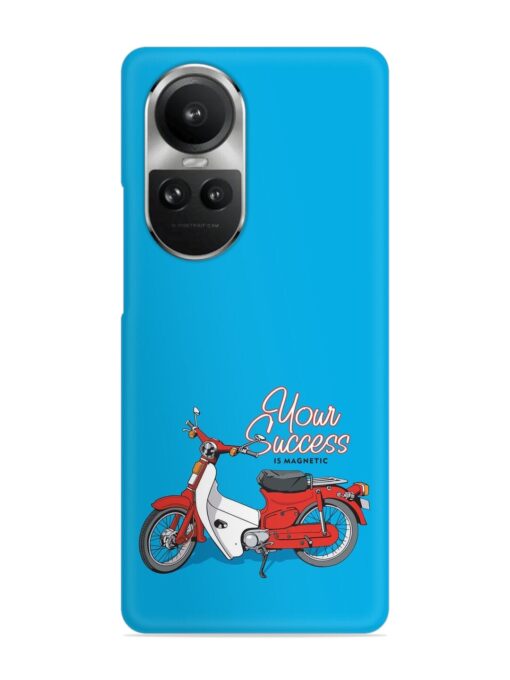 Motorcycles Image Vector Snap Case for Oppo Reno 10 Pro (5G)