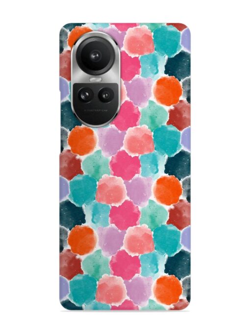 Colorful Seamless Pattern Snap Case for Oppo Reno 10 Pro (5G) Zapvi