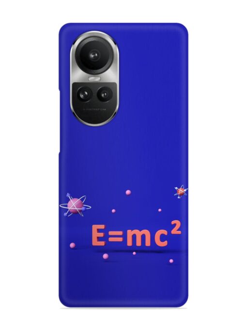 Formula Relativity Equation Snap Case for Oppo Reno 10 Pro (5G) Zapvi