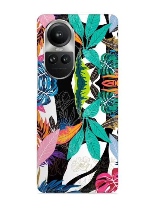 Floral Pattern Bright Snap Case for Oppo Reno 10 Pro (5G) Zapvi