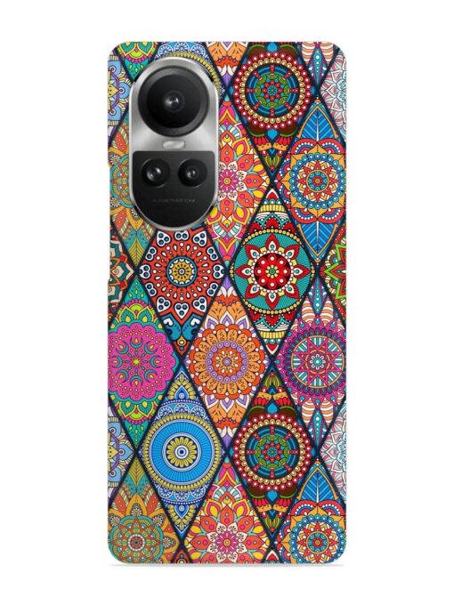 Seamless Tile Pattern Snap Case for Oppo Reno 10 Pro (5G) Zapvi