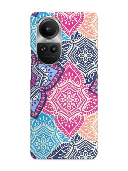 Ethnic Floral Seamless Snap Case for Oppo Reno 10 Pro (5G) Zapvi