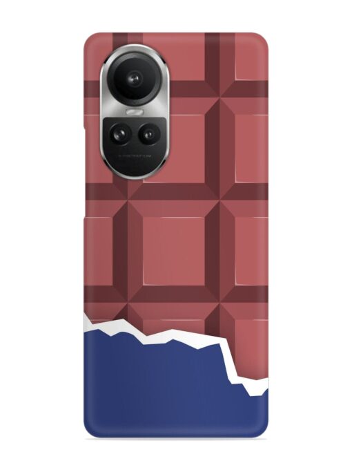 Chocolate Vector Art Snap Case for Oppo Reno 10 Pro (5G) Zapvi