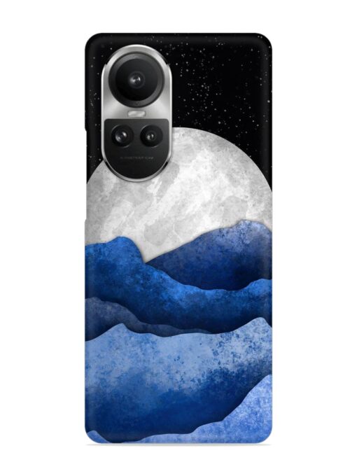 Full Moon Mountain Vector Snap Case for Oppo Reno 10 Pro (5G) Zapvi