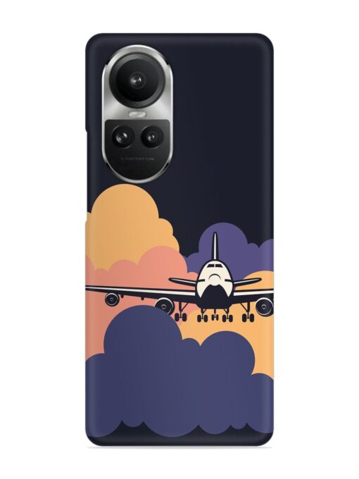 Aeroplane vector Snap Case for Oppo Reno 10 Pro (5G) Zapvi