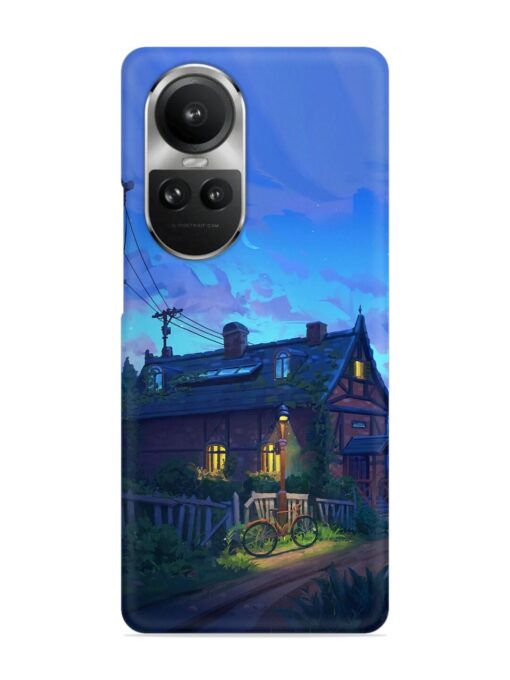 Beautiful Village House Snap Case for Oppo Reno 10 Pro (5G) Zapvi