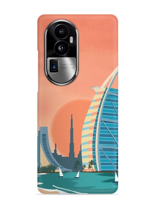 Dubai Architectural Scenery Snap Case for Oppo Reno 10 Pro Plus (5G) Zapvi