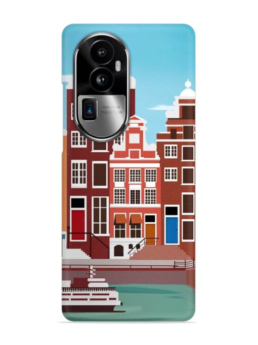 Scenery Architecture Amsterdam Landscape Snap Case for Oppo Reno 10 Pro Plus (5G) Zapvi