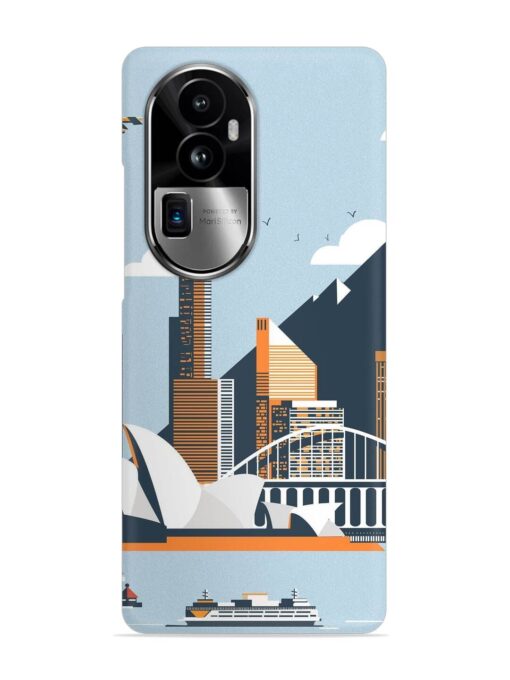 Sydney Opera Landscape Snap Case for Oppo Reno 10 Pro Plus (5G) Zapvi