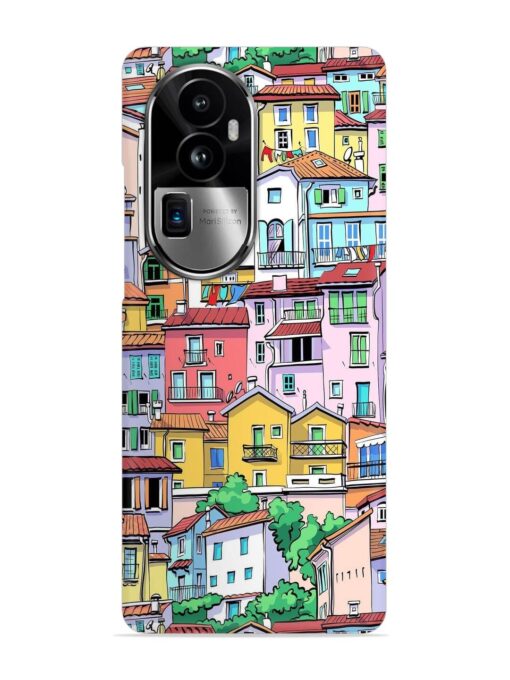 Europe Old Town Snap Case for Oppo Reno 10 Pro Plus (5G) Zapvi