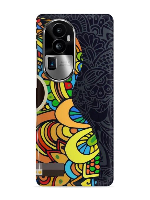 Guitar Vector Art Snap Case for Oppo Reno 10 Pro Plus (5G) Zapvi