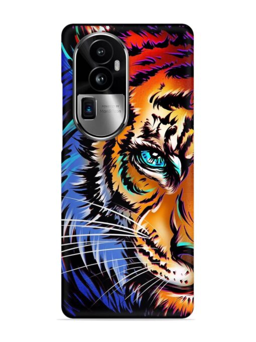 Colorful Lion Art Snap Case for Oppo Reno 10 Pro Plus (5G) Zapvi