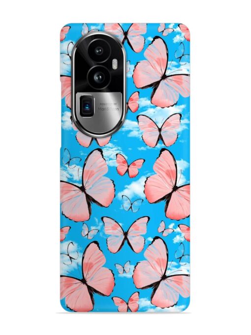 Seamless Pattern Tropical Snap Case for Oppo Reno 10 Pro Plus (5G) Zapvi