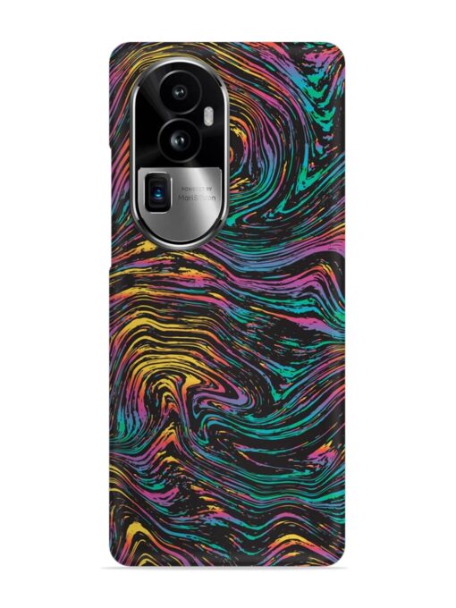 Abstract Liquid Colors Snap Case for Oppo Reno 10 Pro Plus (5G) Zapvi