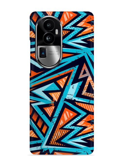 Abstract Seamless Grunge Snap Case for Oppo Reno 10 Pro Plus (5G) Zapvi