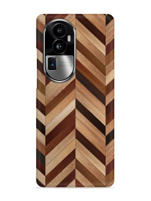 Seamless Wood Parquet Snap Case for Oppo Reno 10 Pro Plus (5G)