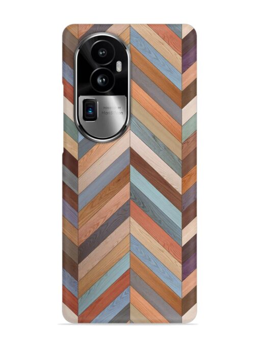 Seamless Wood Parquet Snap Case for Oppo Reno 10 Pro Plus (5G)