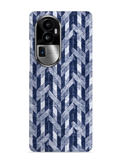 Abstract Herringbone Motif Snap Case for Oppo Reno 10 Pro Plus (5G) Zapvi