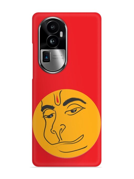 Lord Hanuman Vector Snap Case for Oppo Reno 10 Pro Plus (5G) Zapvi